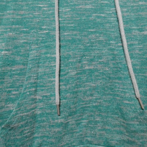 SWS, small, cropped knit hooded pullover sweater, kangaroo pockets, GUC - Picture 7 of 16